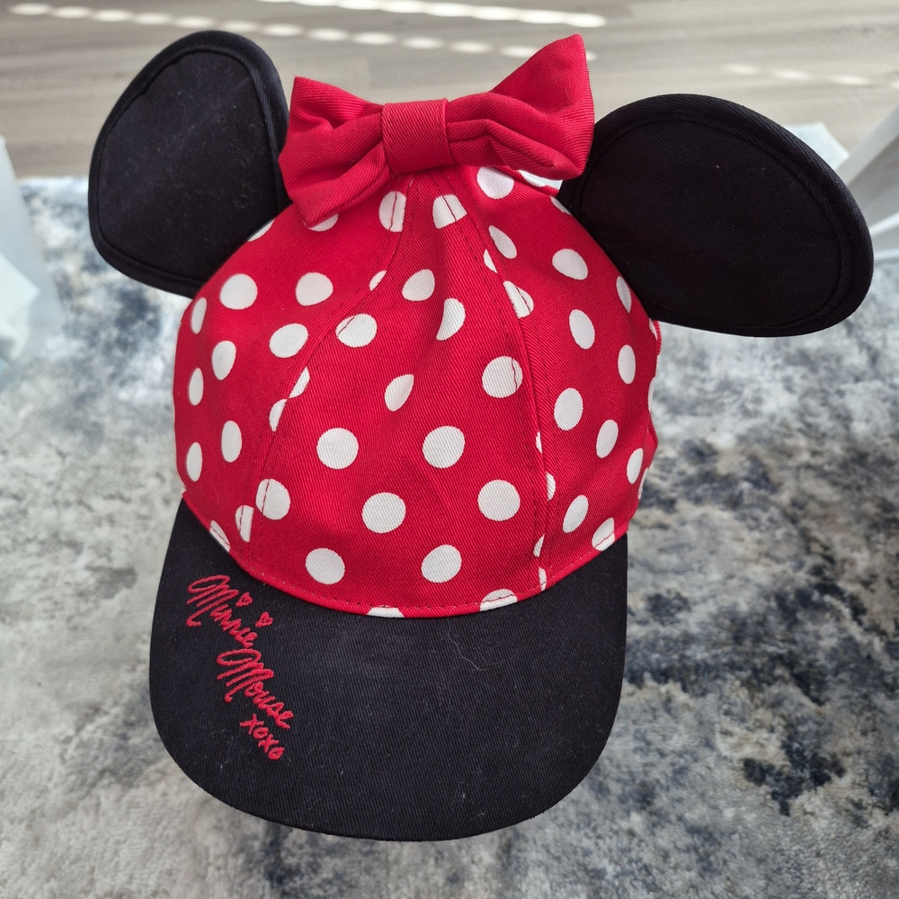 Disney Red and White Polka Dot Hat